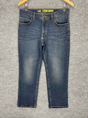 Lee X-Treme Comfort Jeans Boys 14 Husky Straight Leg Stretch Adjustable Waist